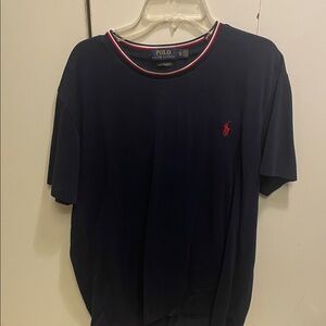 Polo by Ralph Lauren Dark Blue Tee with Red Logo